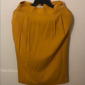 Mustard, professional pencil skirt